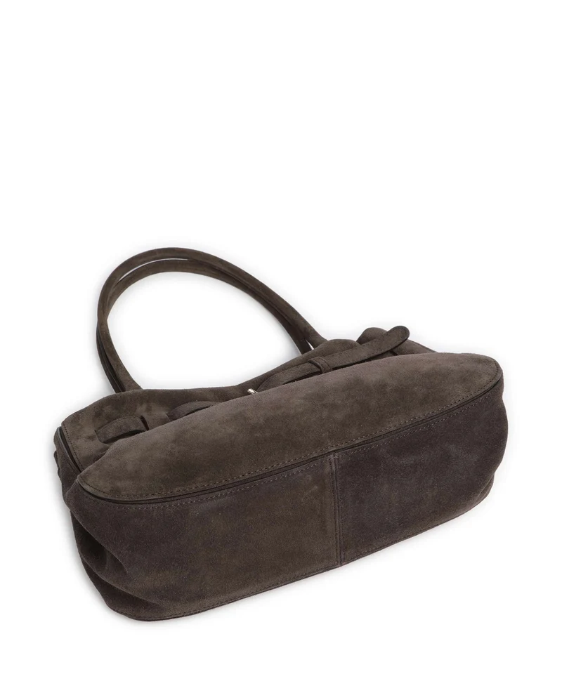 Abro Suede Jill Sac porté épaule dark brown