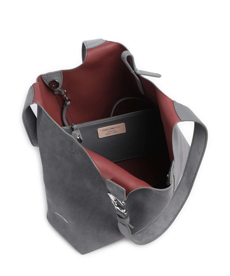 Coccinelle C-Easy Suede Sac fourre-tout stove