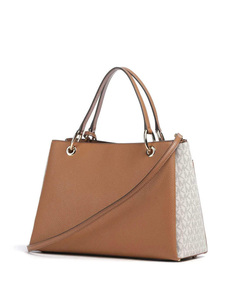 Michael Kors May Medium Sac à main vanilla/acorn