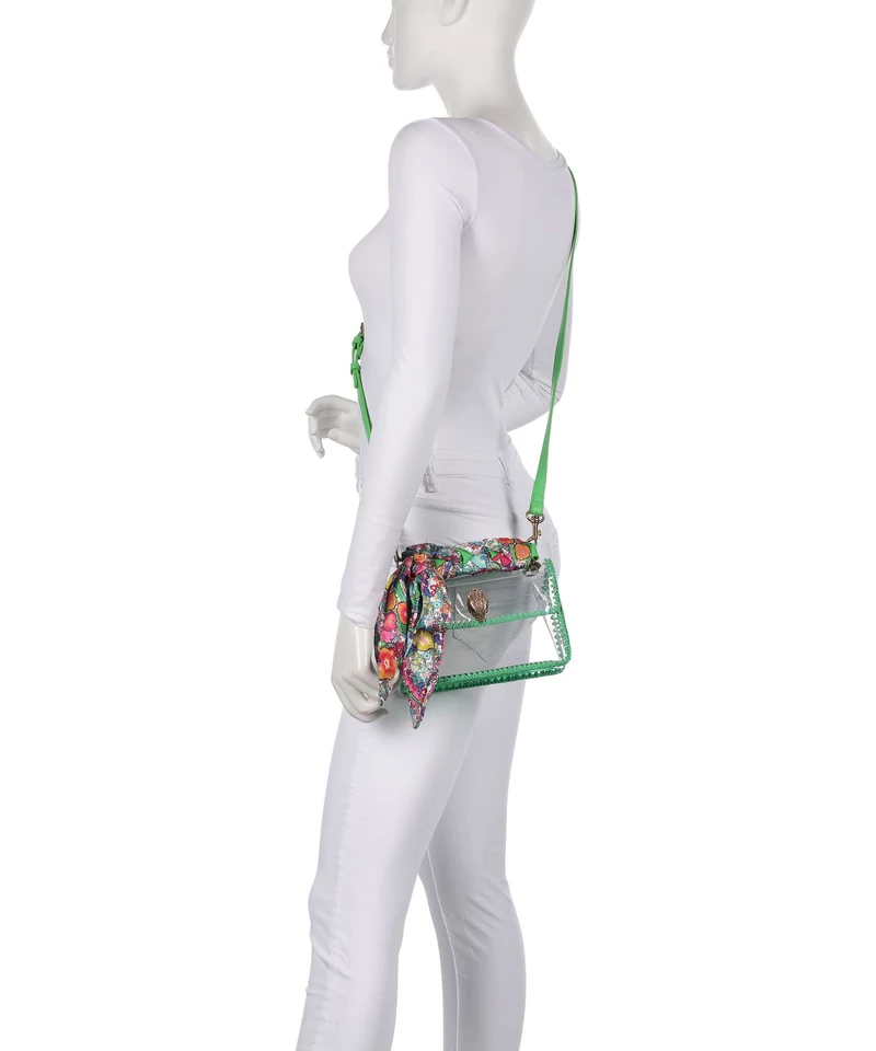 Kurt Geiger Kensington Vinyl Mini Sac bandoulière green combination