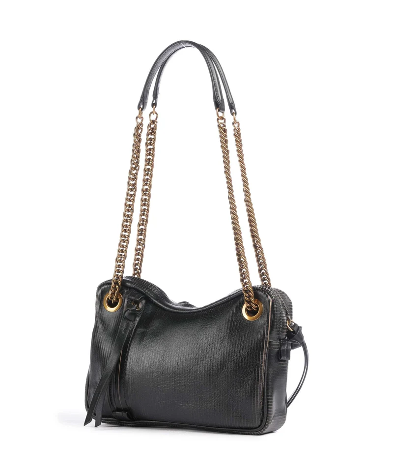 Vivienne Westwood Dolce Laser Line Medium Sac porté épaule black/beige