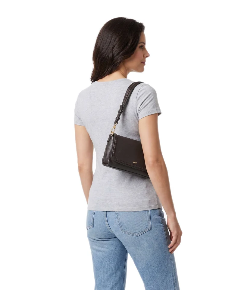 Abro Agave Signature Sac porté épaule dark brown