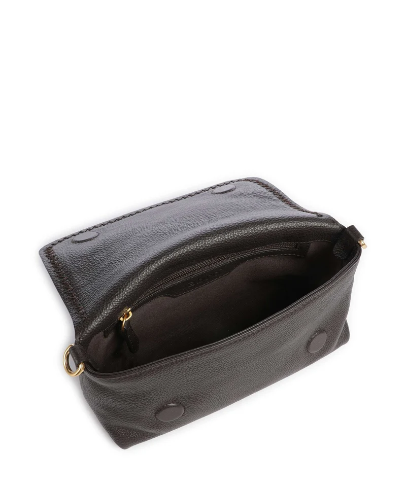 Abro Agave Signature Sac porté épaule dark brown