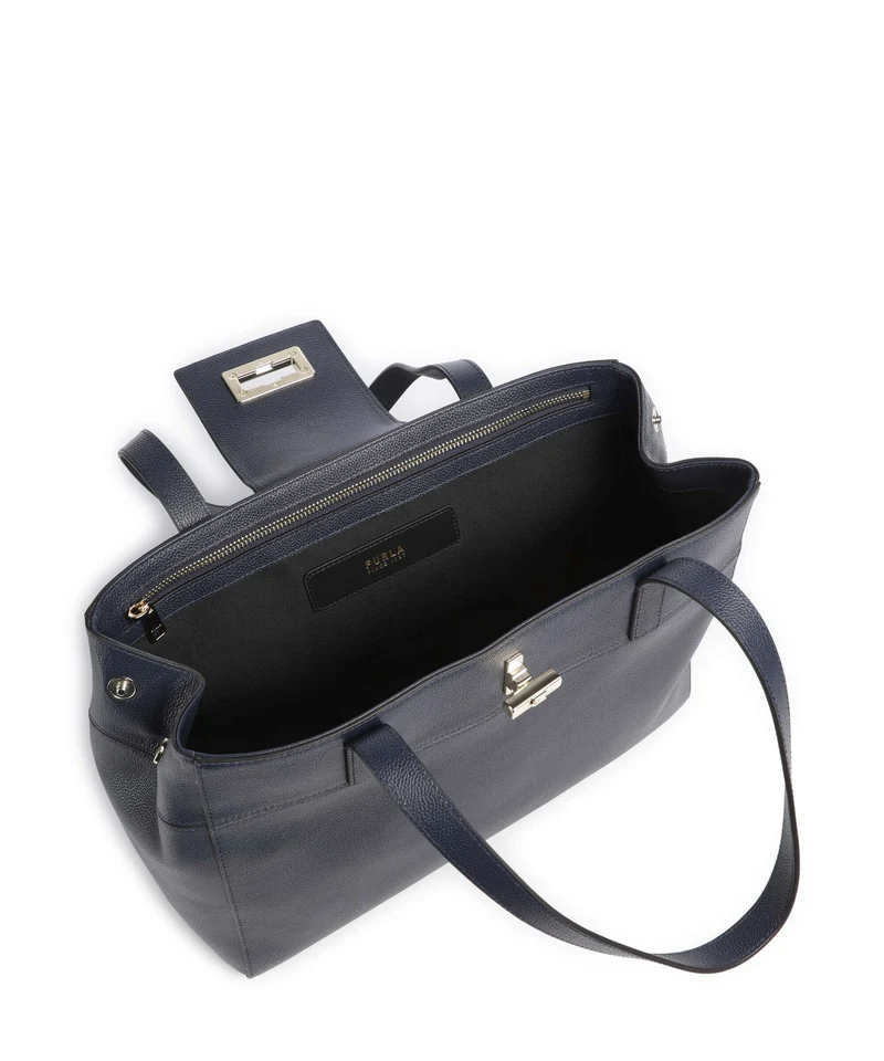 Furla Amelia L Cabas ink blue