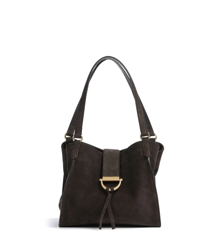 Abro Suede Temi Cabas dark brown