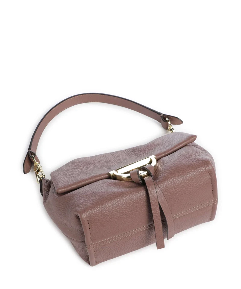 Abro Dalia Temi Small Sac porté épaule rosewood