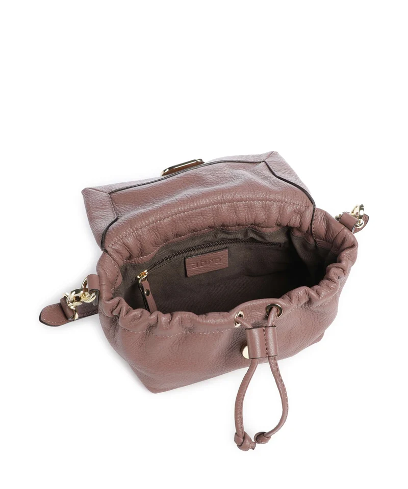 Abro Dalia Temi Small Sac porté épaule rosewood