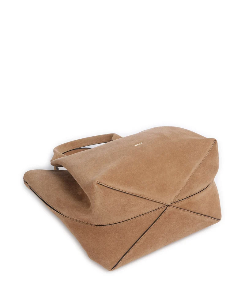 Abro Suede Essential Medium Sac à main cappuccino
