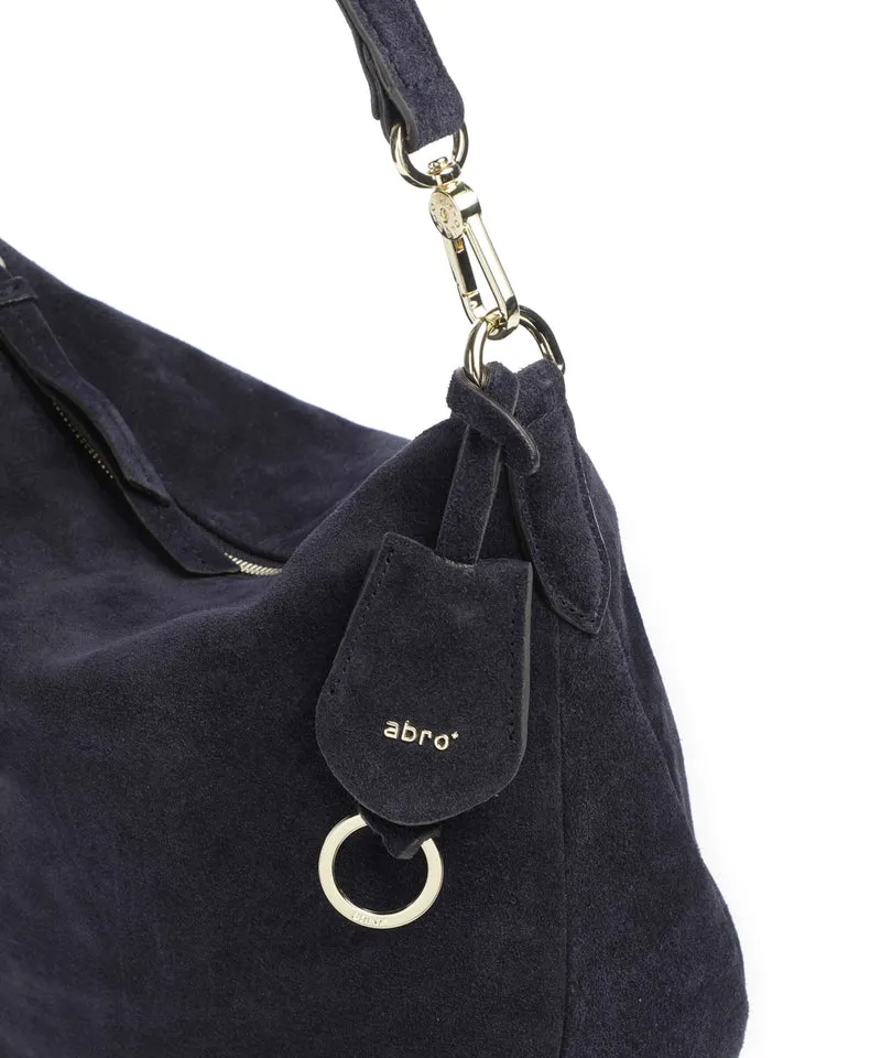 Abro Suede Juna Small Sac fourre-tout navy