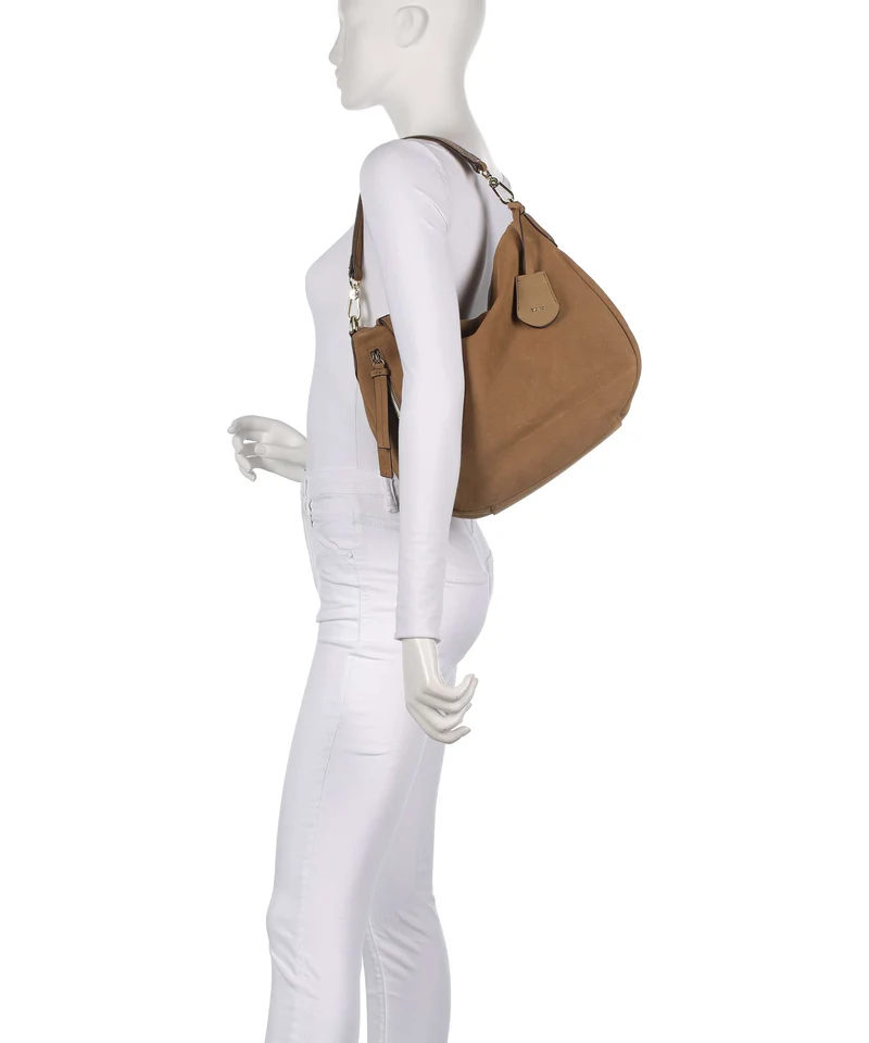 Abro Suede Juna Small Sac fourre-tout cappuccino