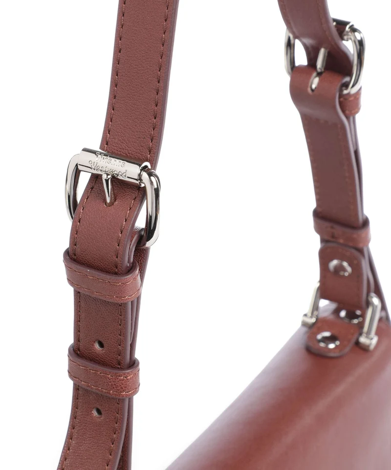 Vivienne Westwood Bianca Supple Small Sac porté épaule chestnut