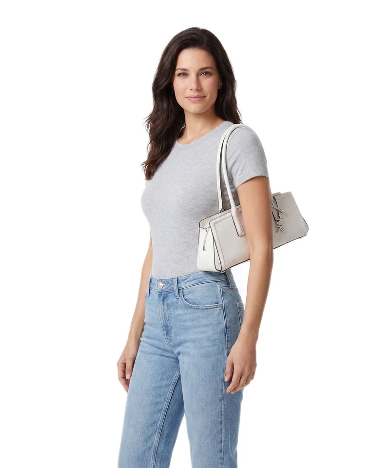 Michael Kors Laila Small Sac porté épaule eggshell