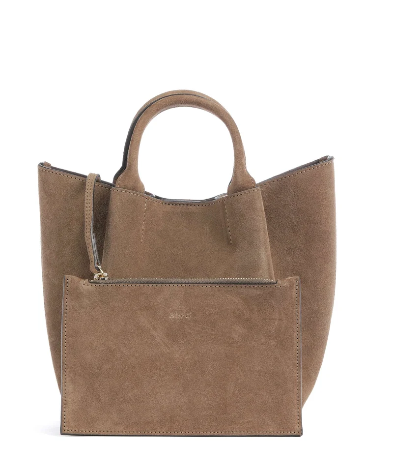 Abro Suede Essential Small Sac à main khaki