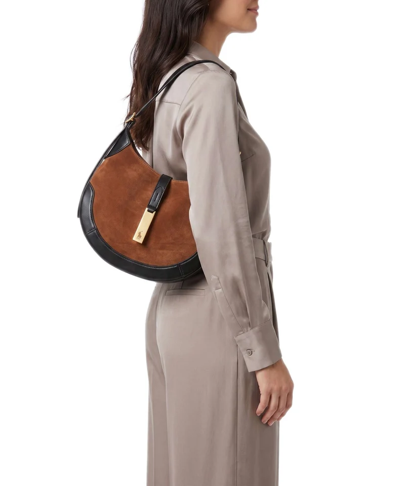 Polo Ralph Lauren ID Collection Small Sac fourre-tout toffee/black