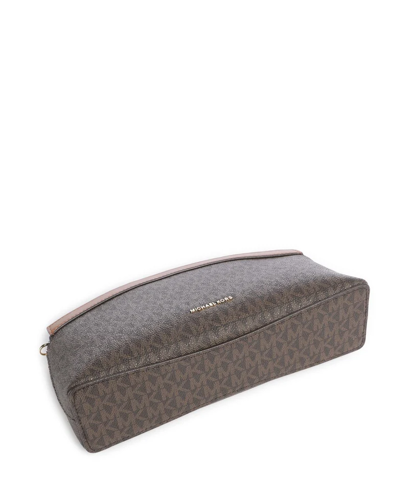 Michael Kors Athena Small Sac porté épaule brown/acorn