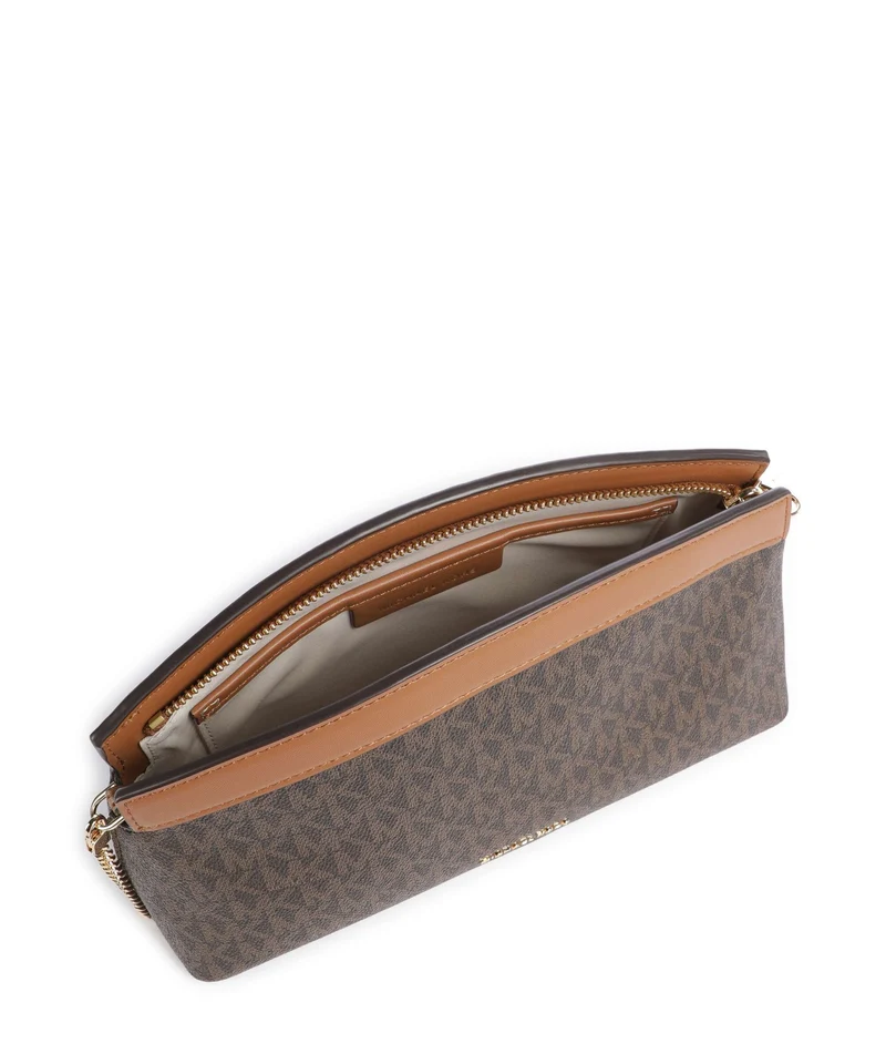 Michael Kors Athena Small Sac porté épaule brown/acorn