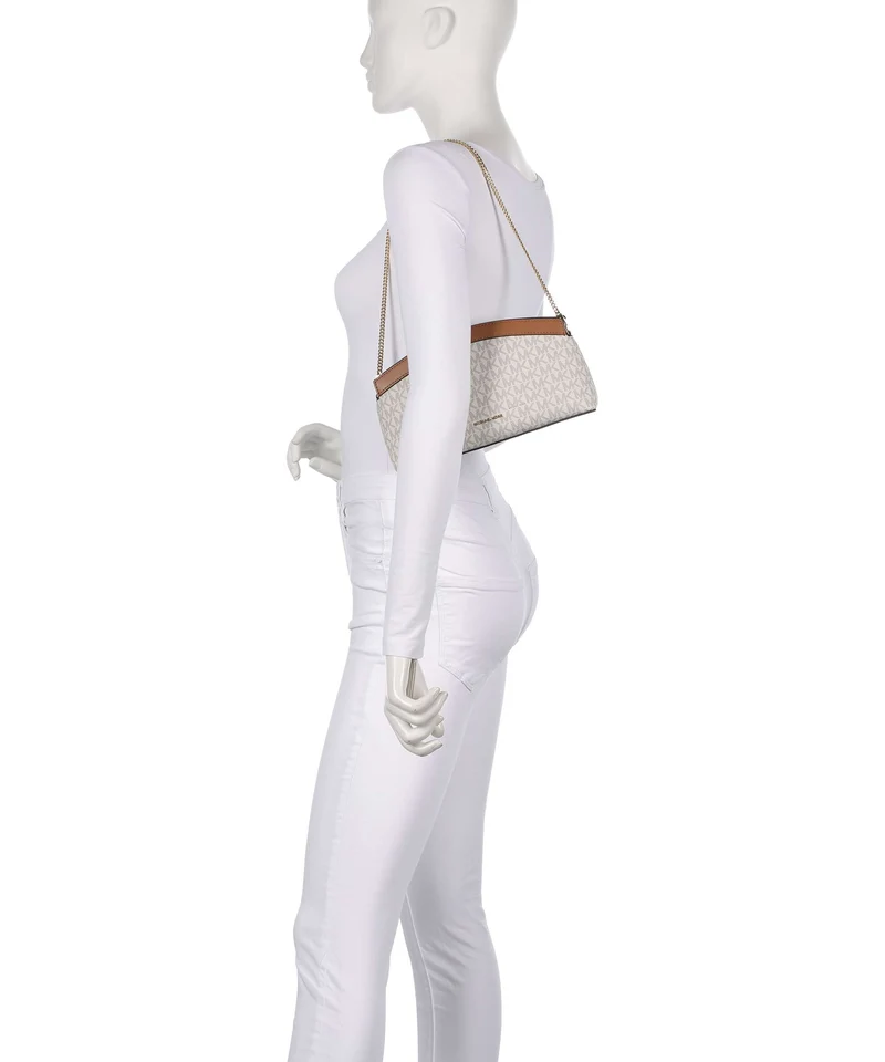 Michael Kors Athena Small Sac porté épaule vanilla/acorn
