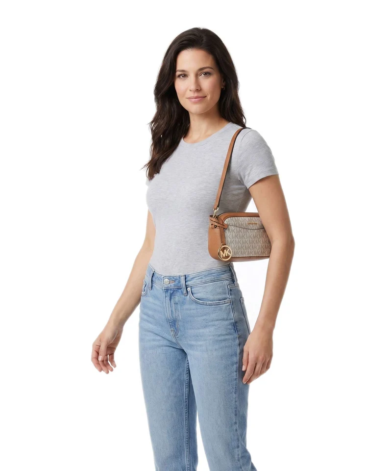 Michael Kors May Small Sac porté épaule vanilla/acorn