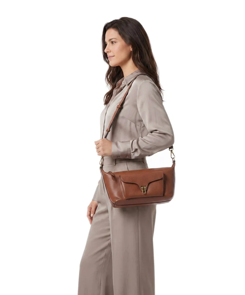Coccinelle Beat Generation Sac bandoulière cognac