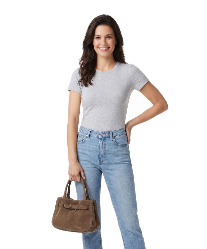Abro Suede Jill Sac à main khaki