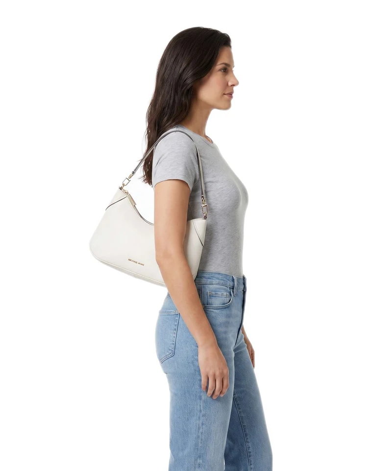 Michael Kors Jet Set Medium Sac porté épaule eggshell