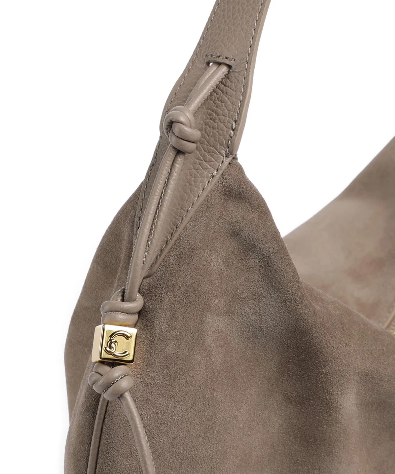 Coccinelle Thess Suede Sac fourre-tout warm taupe