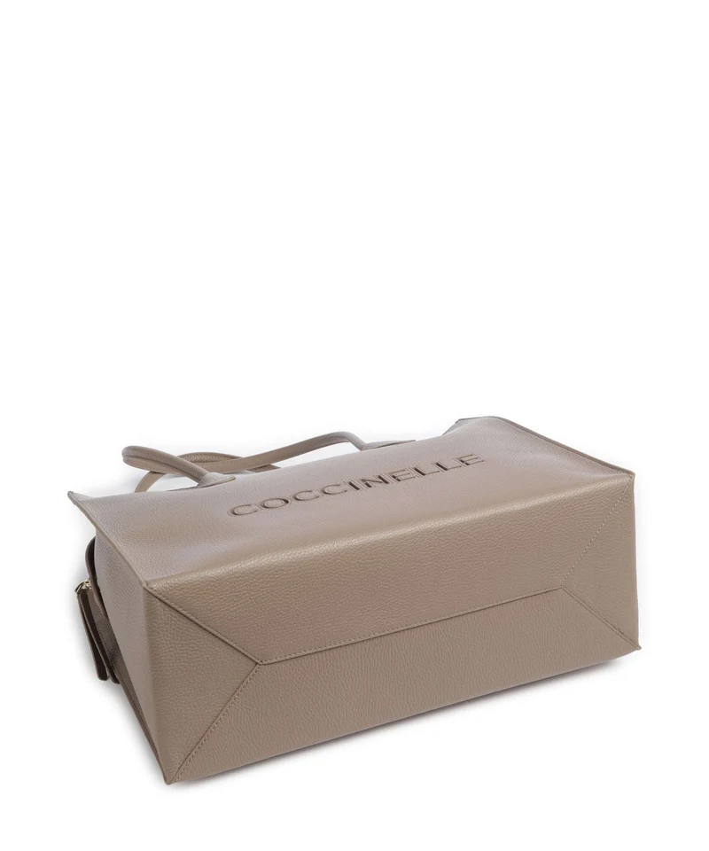 Coccinelle Myrtha Cabas warm taupe