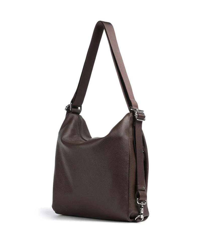 Mandarina Duck Mellow Leather Sac à main porté dos espresso