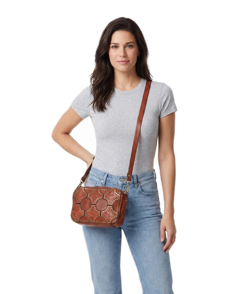Campomaggi Sac porté épaule cognac
