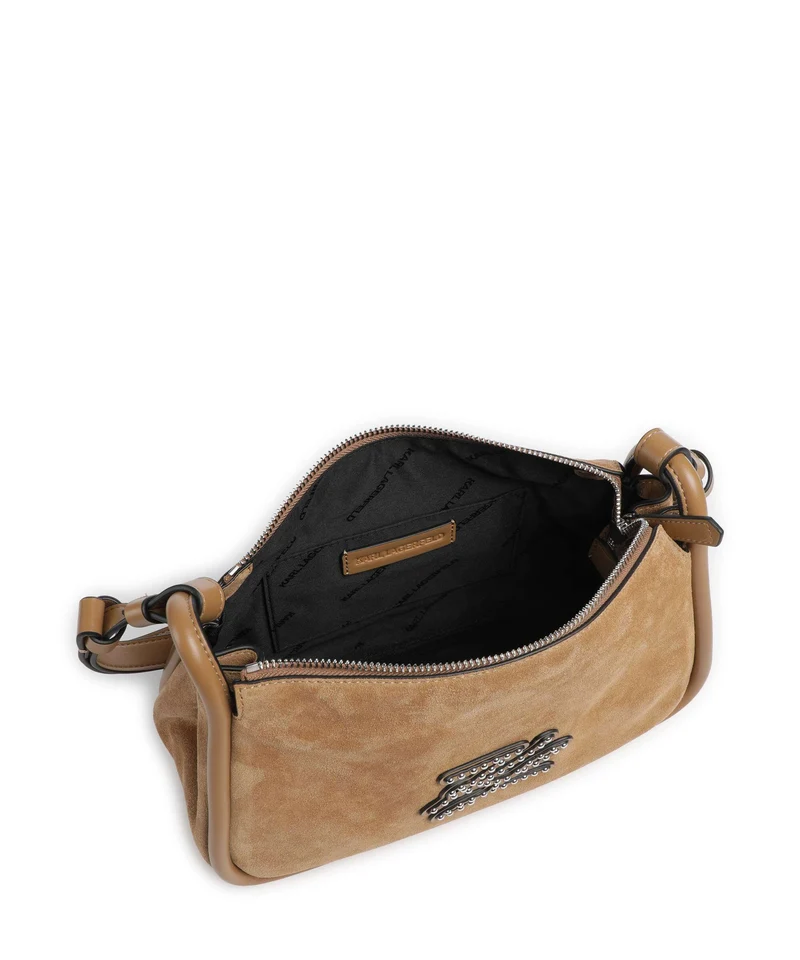Karl Lagerfeld K/Autograph Patch Sac porté épaule caramel