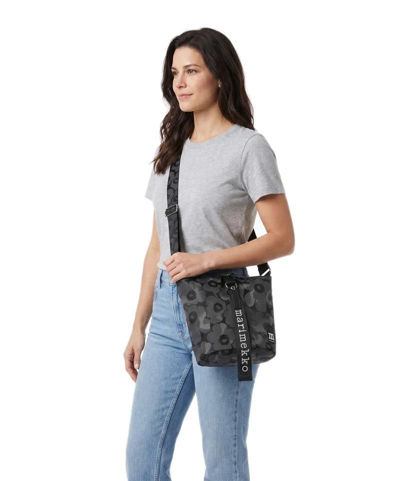 Marimekko Wear All Day Unikko Sac seau grey/dark grey