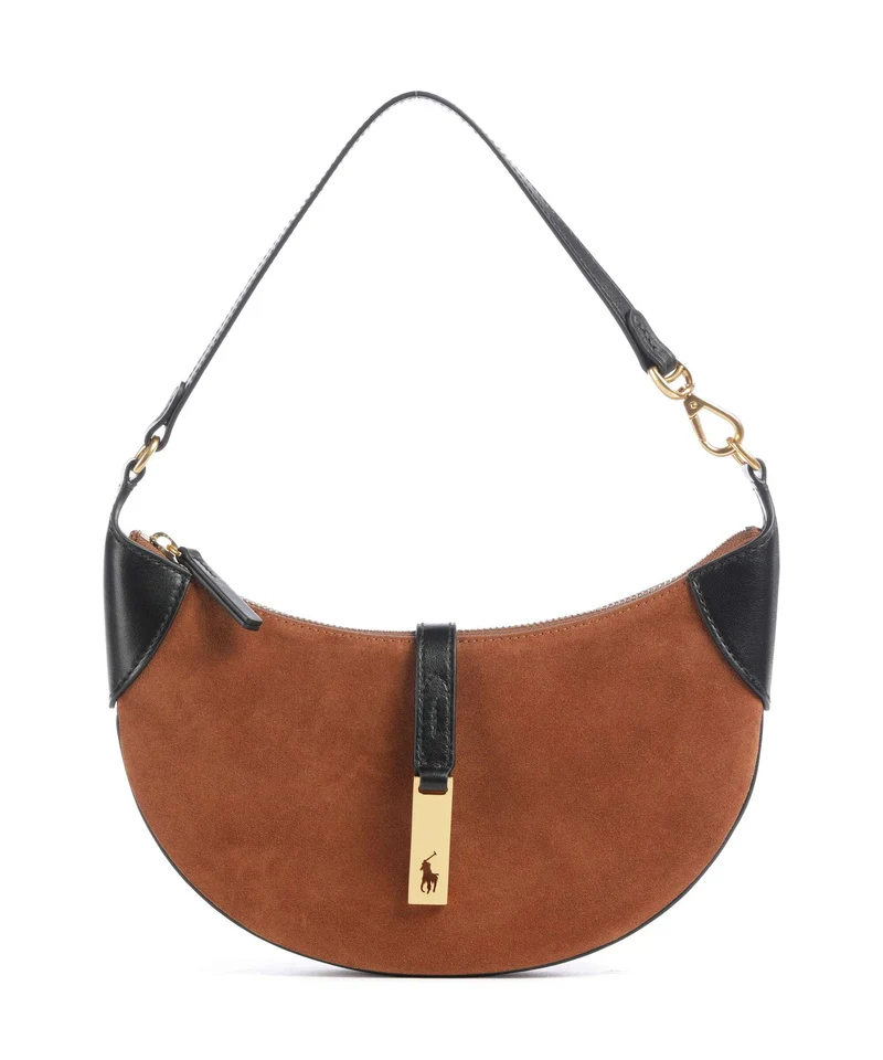 Polo Ralph Lauren ID Collection Mini Sac porté épaule toffee/black