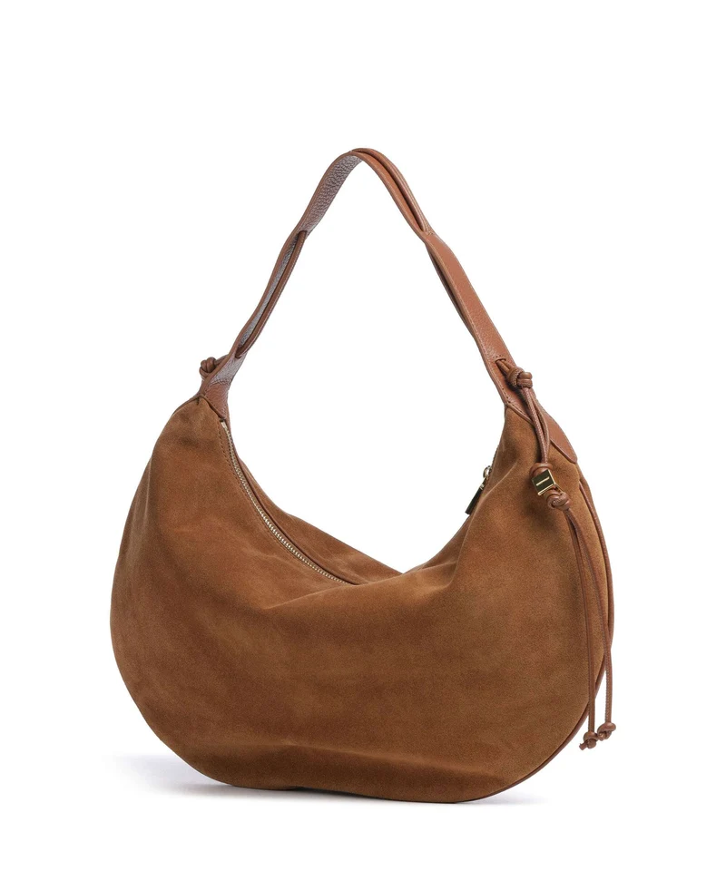 Coccinelle Thess Suede Sac fourre-tout cognac
