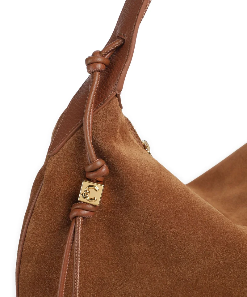 Coccinelle Thess Suede Sac fourre-tout cognac