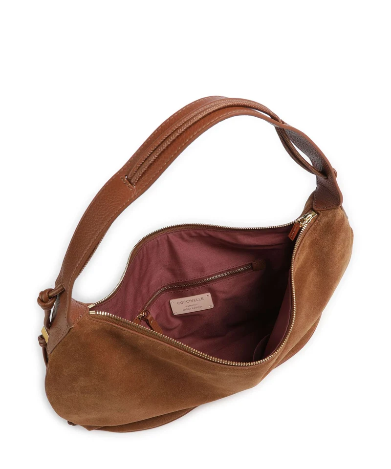 Coccinelle Thess Suede Sac fourre-tout cognac