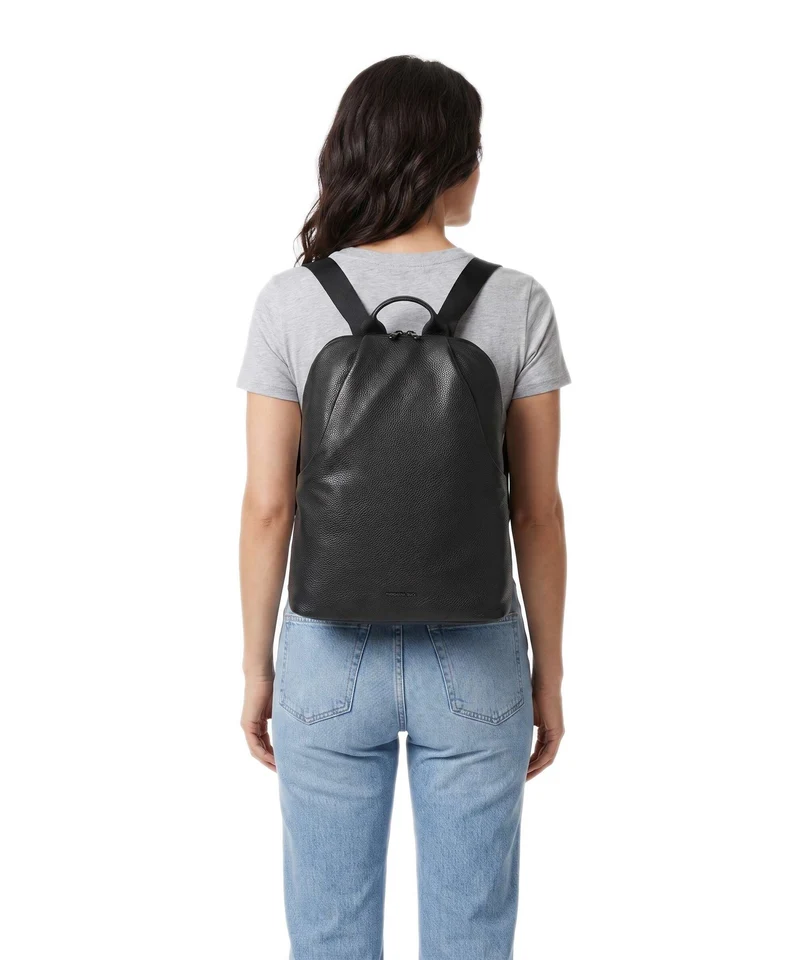 Mandarina Duck Mellow Leather Sac à dos nero