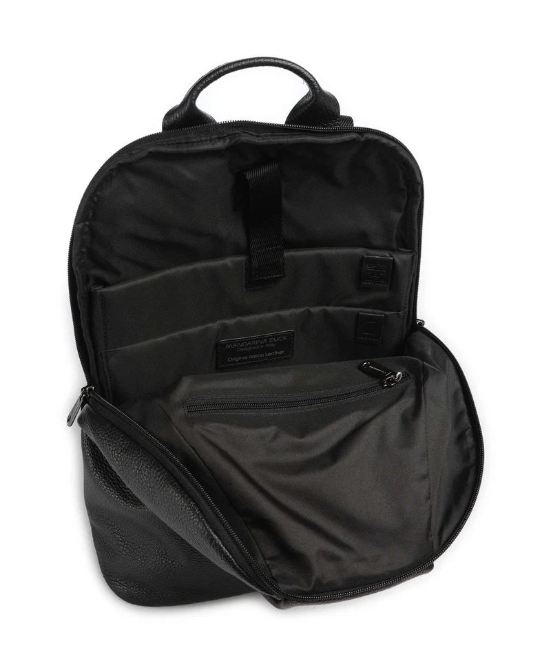 Mandarina Duck Mellow Leather Sac à dos nero