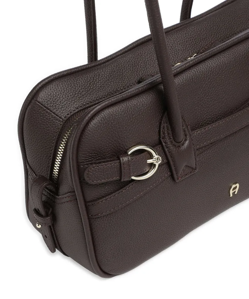 Aigner Whip S Sac porté épaule soil brown