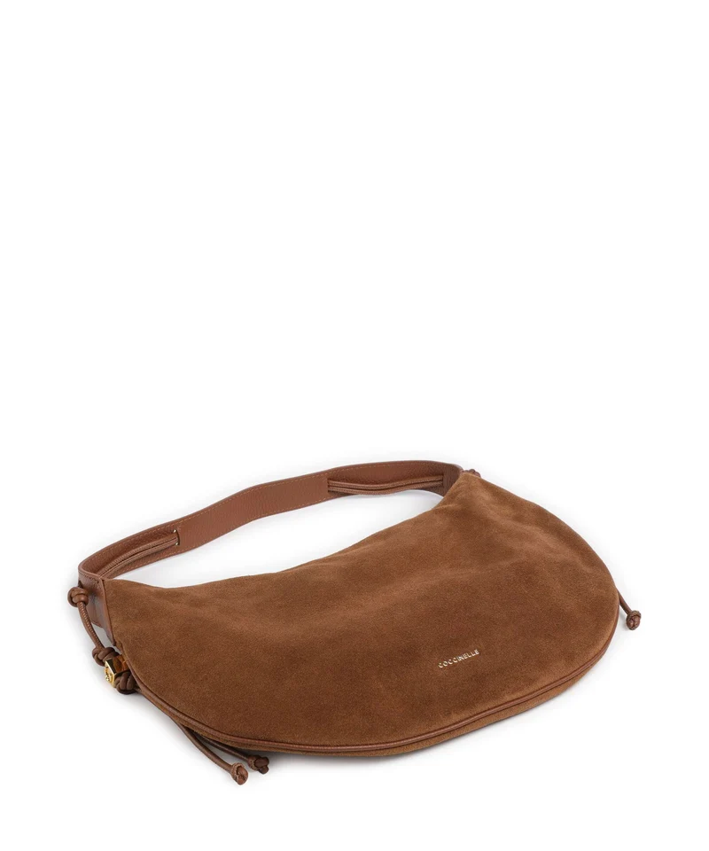 Coccinelle Thess Suede Sac fourre-tout cognac