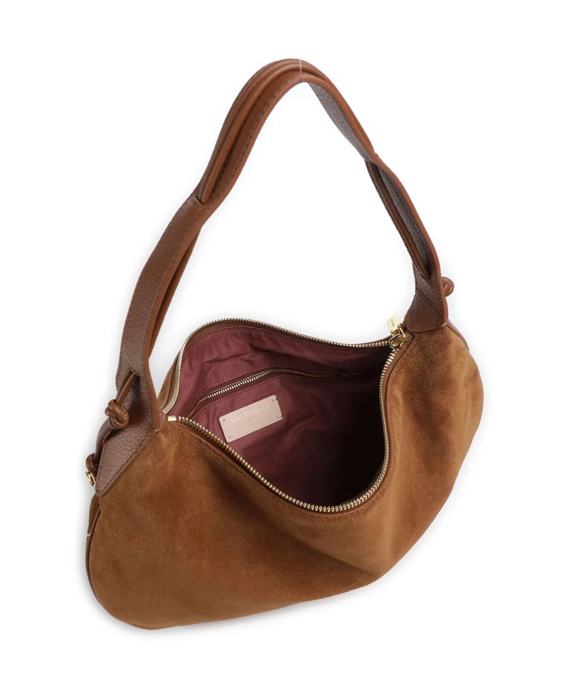 Coccinelle Thess Suede Sac fourre-tout cognac