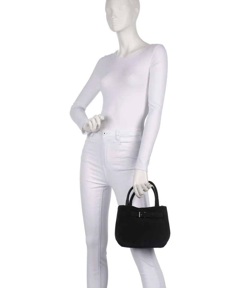 Abro Suede Jill Sac à main black/nickel