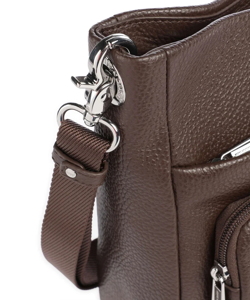 Mandarina Duck Mellow Leather Sac bandoulière espresso