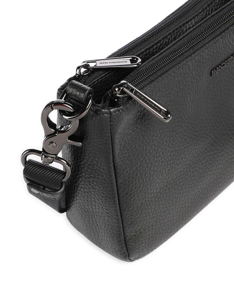 Mandarina Duck Mellow Leather Sac bandoulière nero