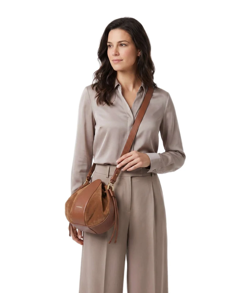 Coccinelle Boom Sac seau cognac