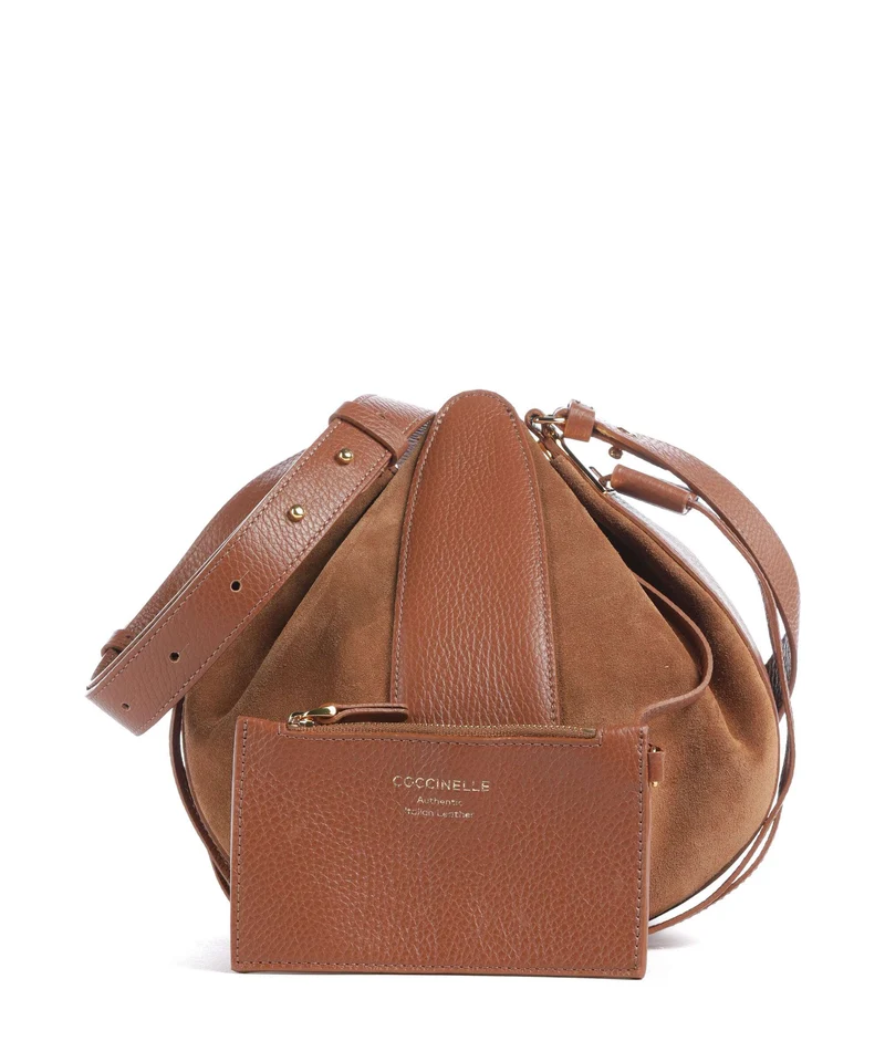 Coccinelle Boom Sac seau cognac