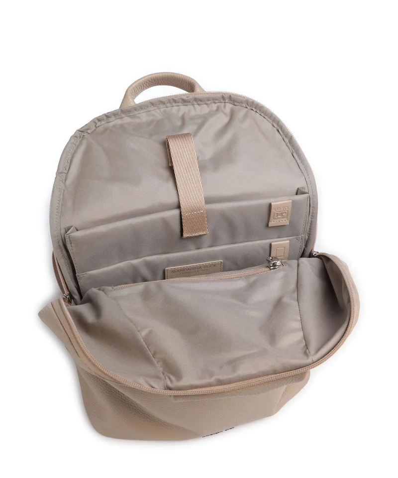 Mandarina Duck Mellow Leather Sac à dos warm taupe