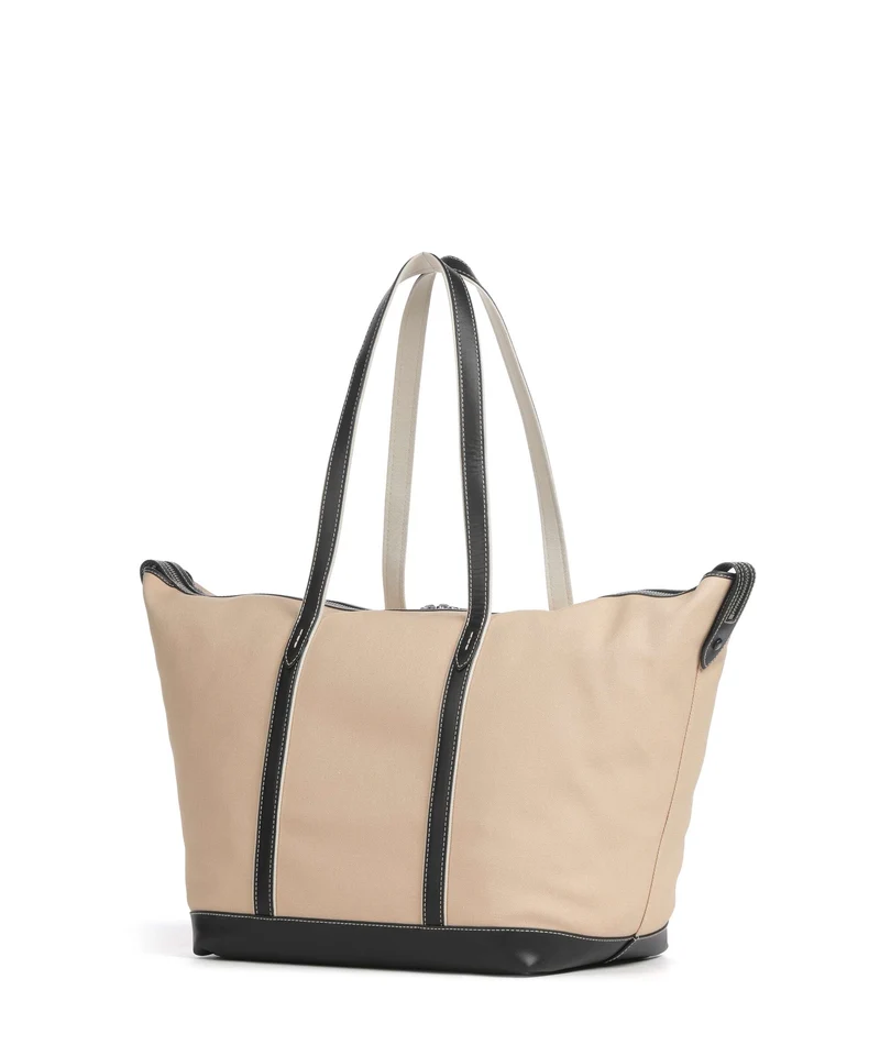 Polo Ralph Lauren Canvas Large Cabas porcelain/black
