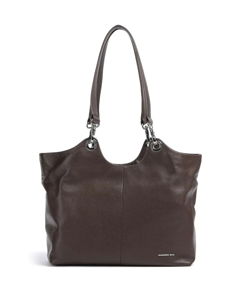 Mandarina Duck Mellow Leather Cabas espresso