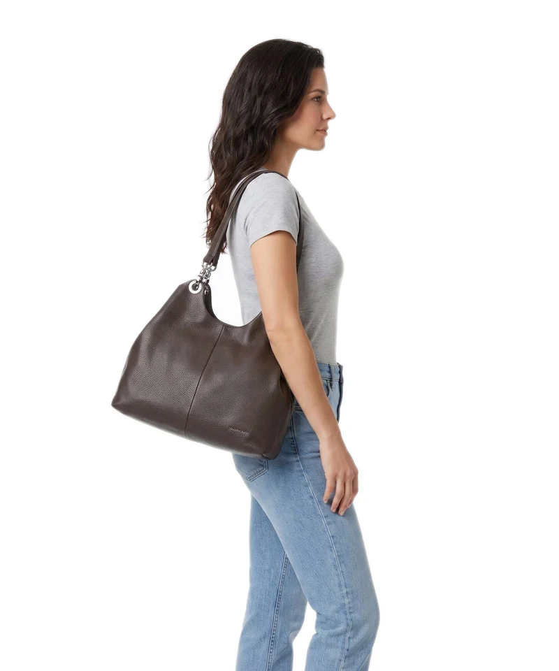 Mandarina Duck Mellow Leather Cabas espresso