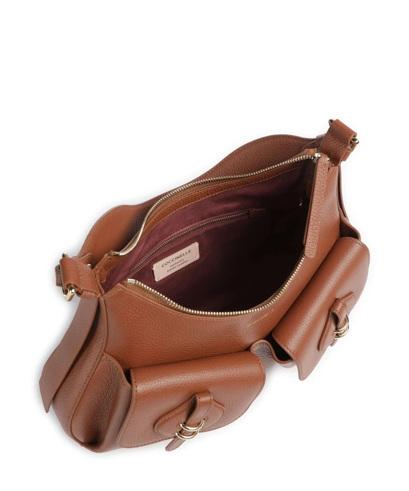 Coccinelle Mavery Pocket Sac fourre-tout cognac